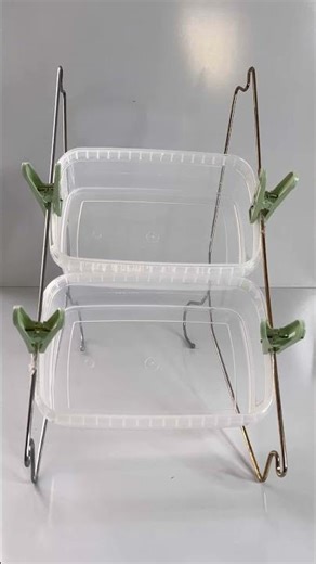 DIY Storage Stand Hack – Cute, Cheap & Clever! 🧺✨ #lifehacks #storage #clever