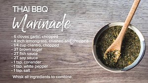 Try this Thai BBQ marinade on salmon, mahi mahi or scarlet snapper for an amazing seafood dinner! | Omaha Steaks