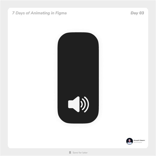 Volume Control Animation in Figma