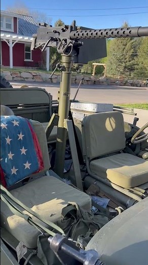 Mounted a Browning 1919A4 Machine Gun to my WW2 Jeep Willys