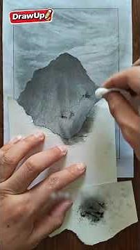 How to draw a realistic pencil landscape (EASY for beginners) ✏️