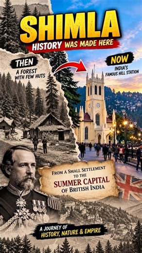Shimla History Was Made Here 🏔️ | From Jungle to Summer Capital | Part 1 #shimla #shorts