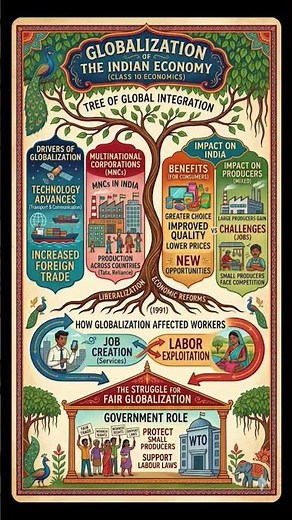 Globalization of the Indian Economy Explained Simply Globalization in India | Class 10 Economy