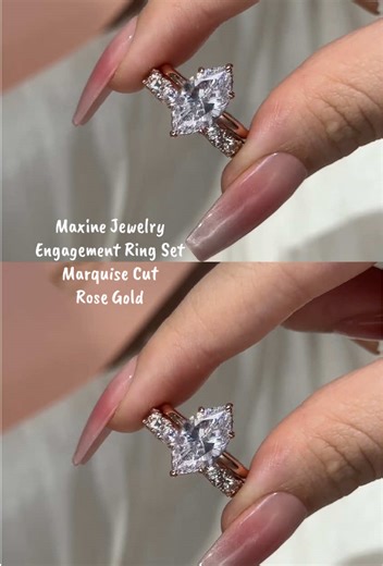 #maxinejewelry #marquise #rose #springstatements #fyp