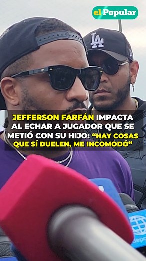 1.1M views · 7.3K reactions | Jefferson Farfán impacta al ‘echar’ a jugador que se metió con su hijo: “Hay cosas que sí duelen, me incomodó” | Diario El Popular | Facebook