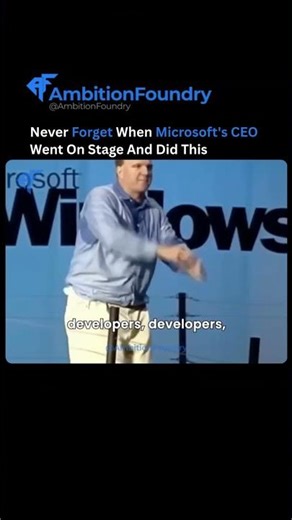 #shorts Microsoft’s CEO Did THIS on Stage - It Changed Tech Forever #business #leadership