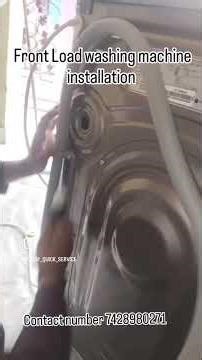 EASY Front Load Washing Machine Installation Made Simple Today.