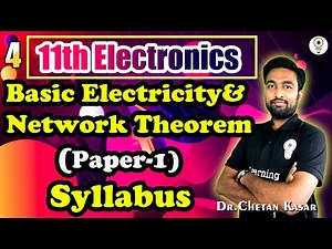 11th electronics syllabus maharashtra board | 11th Electronics By Dr.Chetan Kasar Sir | Lecture-4