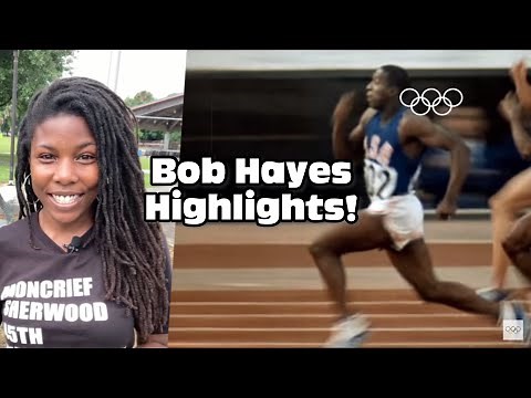 Bullet Bob Hayes of Jacksonville, "World's Fastest Human" in 1964