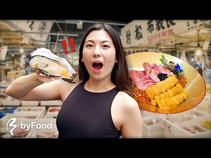 We Tried GIANT Oyster & Japan’s Most Luxurious Seafood Bowl!