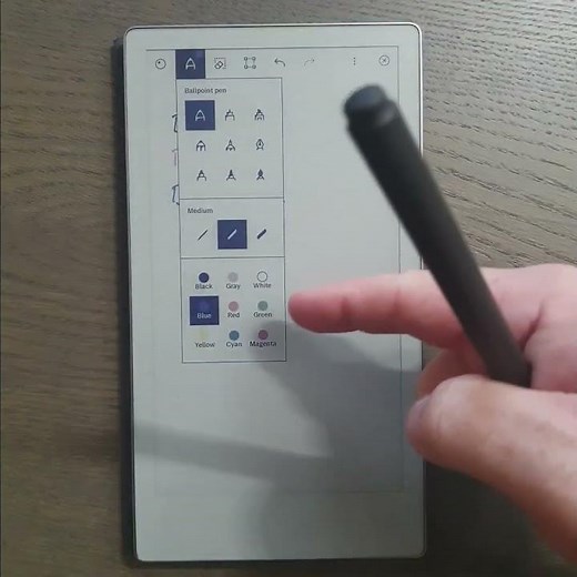 reMarkable Paper Pro Move: Color Writing Refreshes