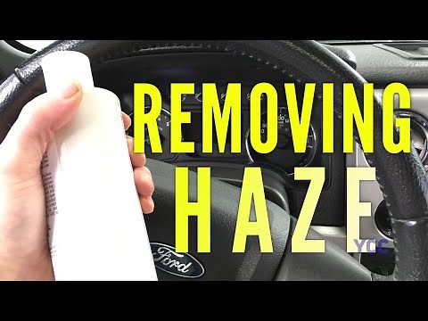 Removing Haze On Gauge Cluster Lens, Quick, Cheap and Easy.