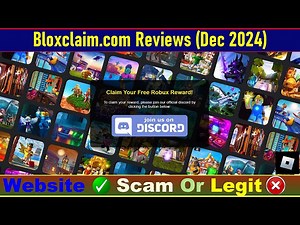 Bloxclaim.com Reviews Consumer Reports - 5,000 Robux Giveaway SCAM!