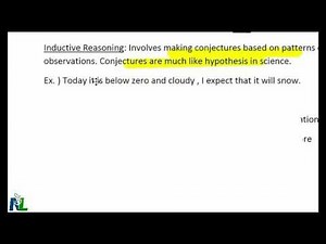 Introduction to Inductive and Deductive Reasoning