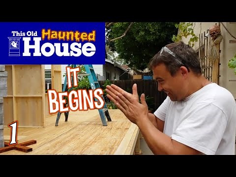Make a Haunted House - Plans For Making A Large Halloween Façade