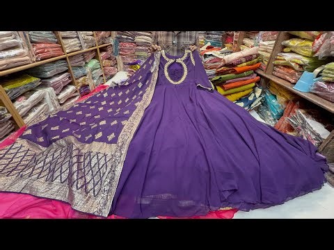 Chickpet Bangalore wholesale partywear Umbrella Kurtis Kurtis and kurti sets single piece available