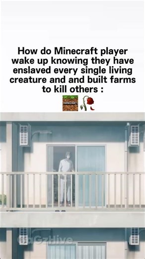 How Do Minecraft Player Wake Up 🥀 #shorts #memes #memes