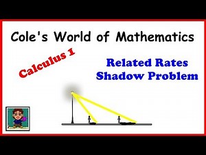 Related Rates ❖ Shadow Problem ❖ Calculus 1