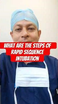 What are the steps of Rapid sequence Intubation? 7Pes #doctor #icutips #icu #intensive #intubation