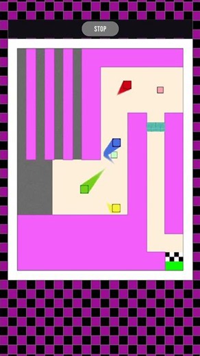Square Race 🟥🟦🟩🟨 #race#marblesrace#games#154