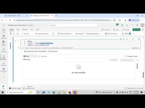 Basic Overview on How to implement Excel File Validation using Microsoft Fabric in Telugu