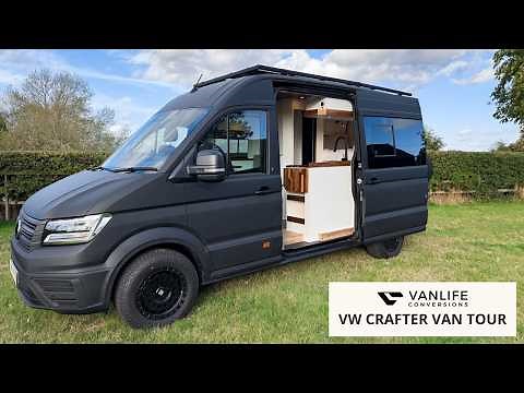 Van Tour | VW Crafter MWB Campervan Conversion | Off-grid with huge electrical set up | Gasless