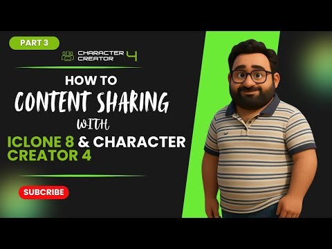 iClone 8 and Character Creator 4.4 Content Sharing Full Tutorial | Urdu/Hindi