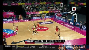 Opals forced to work the ball, but they sink the three. Watch Opals LIVE on ESPN! | ESPN Australia / NZ | Facebook