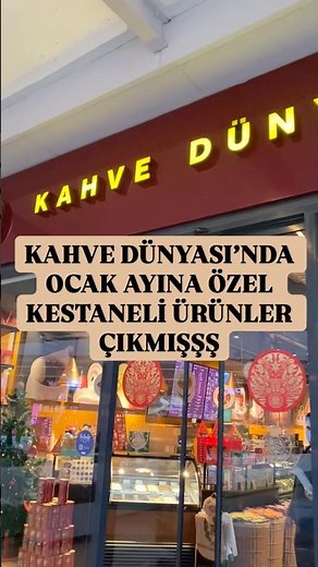 Kahve Dünyası Kestaneli Ürünlerini Deniyorum