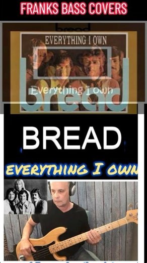 EVERTHING I OWN - BREAD | FRANKS BASS COVERS #microshorts