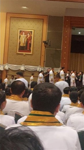 Rehearsal for the graduation ceremony, Sukhothai Thammathirat Open University. #STOU