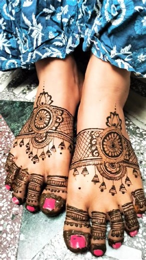 Dulhan mehendi design|| foot mehendi|| bridal mehendi|| #trending #mehndi #viral #ytshorts #explore