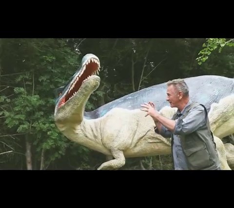 🌍 Join Nigel Marven on an epic adventure in Prehistoric World! 🦖 This time, he encounters the incredible Baryonyx, a fearsome dinosaur! 🌿🐊 Get ready for jaw-dropping discoveries and excitement! 🤩 #NigelMarven #PrehistoricWorld #DinosaurEncounters | Hoo Zoo and Dinosaur World