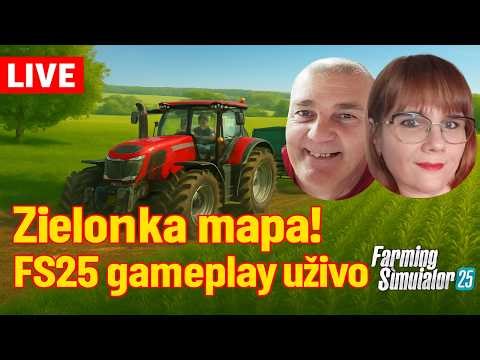 Zielonka Sa Farmer Ivan i Marina | Fs25 LIVE