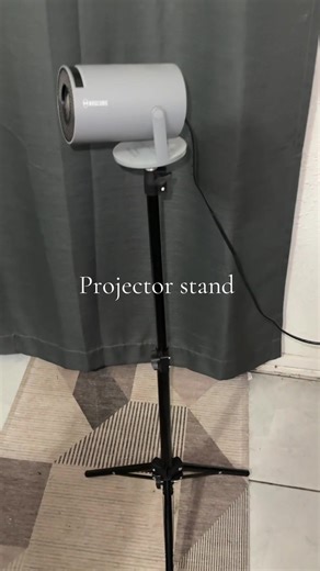 This stand makes setting up your projector so easy #projector #stand #projectorstand #movienight #tripodstand