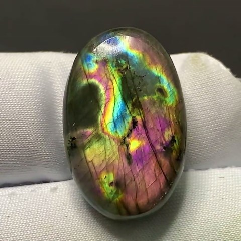 Natural Labradorite Cabochons Loose Gemstone Rare and Flashy Labradorite. Size = 22x14x6 Mm Weight = 20 Carat - Etsy