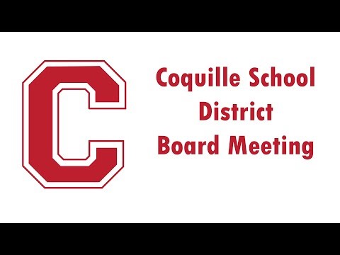 Coquille School District Board Meeting
