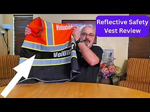 🦺 Reflective Safety Vest Review 🔦 | ANSI Class 2 High-Vis Construction Gear with Pockets!