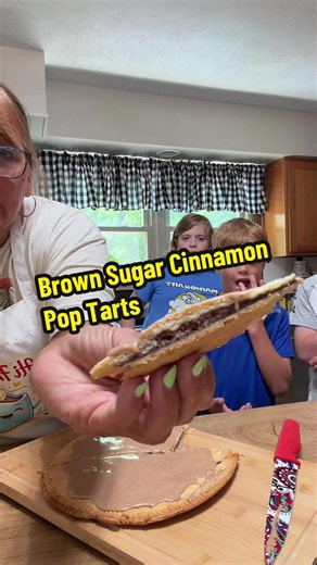 #cinnamonbrownsugarpoptarts #poptarts #baking #fyp #foryoupage For the filling: _ ½ cup packed light brown sugar 1 Tablespoon ground cinnamon 1 Tablespoon all-purpose flour • pinch of salt For Assembly: • 2 refrigerated pie crusts _ splash of water _ 1 Tablespoon salted butter, melted (or unsalted) For the glaze: 1 cup powdered sugar ½ teaspoon ground cinnamon ½ teaspoon vanilla extract 2 Tablespoons milk