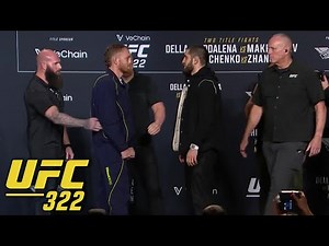 Faceoffs from the UFC 322 Press Conference | ESPN MMA