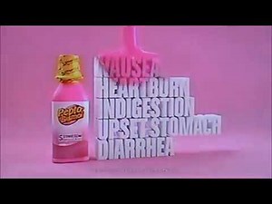 CMGUS VCR CLASSIC COMMERCIALS: 2018 SONG PEPTO BISMOL NAUSEA HEARTBURN INDIGESTION STOMACH DIARRHEA