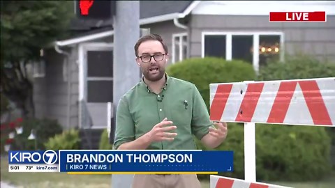 VIDEO: White River Bridge closed after crash that was caught on tape