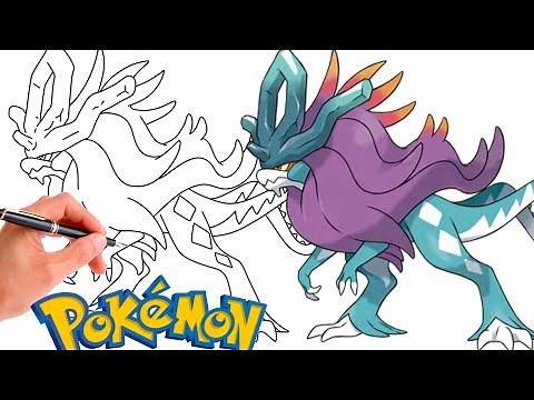 How To Draw WALKING WAKE POKEMON #1009 | Generation 9