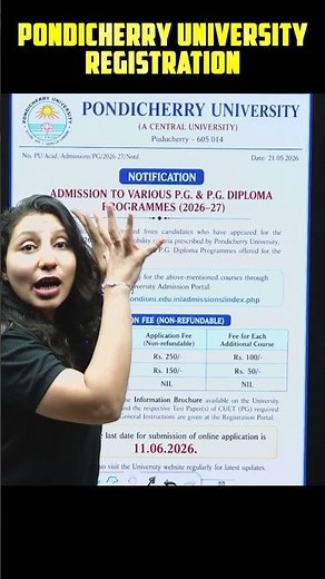 CUET PG Counselling Process 2026 | Pondicherry University Pg Admission 2026 #cuetpg2027