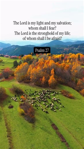 The Lord is my light and my salvation; whom shall I fear?