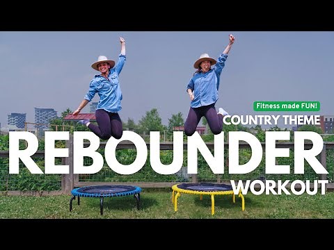 13 Minute Country Dance Rebounding Workout | Mini Trampoline Cardio to Country Hits!