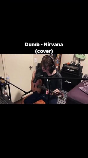1.8K views · 641 reactions | Nirvana - Dumb (Cover) FULL VID ON MY YT! ❤️落 #grunge #90s #nirvana #kurtcobainfan #dumb | Evanthegreat Official | Facebook