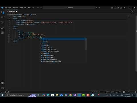 Tutorial javascript date part 10