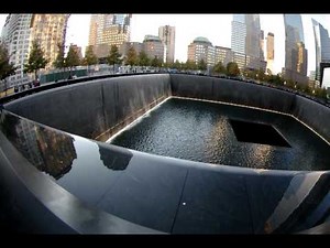 9/11 Memorial Pool and Surrounding World Trade Center Rebuilding