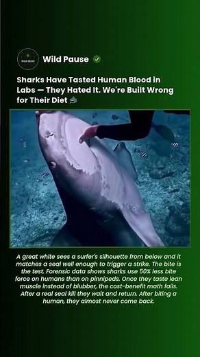 Why Sharks Hate the Way Humans Taste — And Almost Always Leave #shorts #shark #ocean